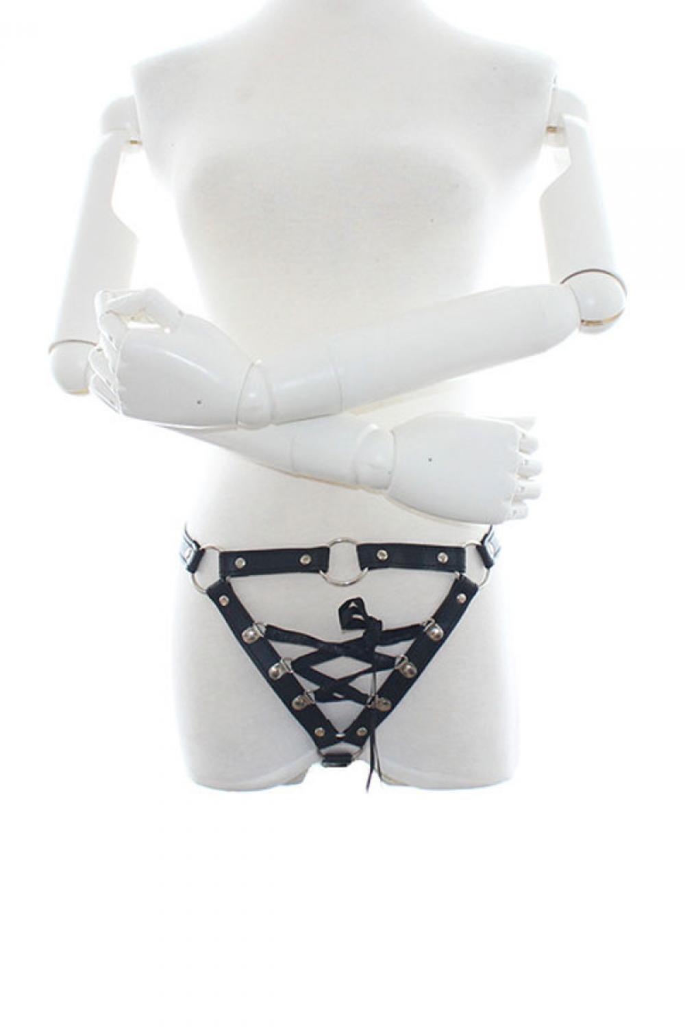 Leather lingerie